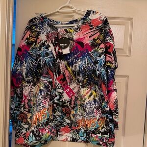 Vibrant Multicolor Women's Sweatshirt
